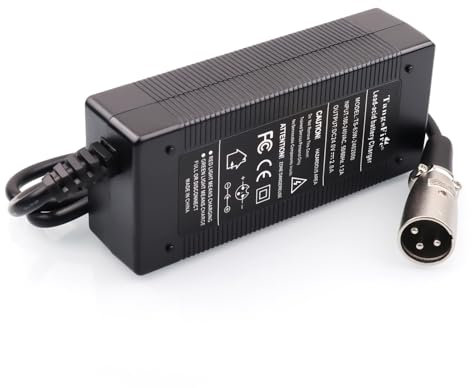 Chargeur pour 24V 12AH Batterie Trottinette Scooter électrique vélo Rechargeable E-Bikes