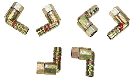 CIYODO 6pcs Copper Connector Cooker Adapter Cooker Joint for Gas Elbow Screw Thread for Cooking Accessories