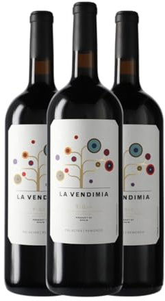 Palacios Remondo La Vendimia Rioja Magnum-Flasche 1,5 L Rotwein (Karton mit 3 Magnum-Flasche von 1,5 L)