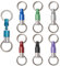 Bofanze 7 Pièces Double Extrémité Détachable Porte-Clés à Dégagement Rapide Double Porte-Clés Amovible à Part Porte-clés Amovible Double avec Double Anneau Fendu Crochets pour Accessoires clés