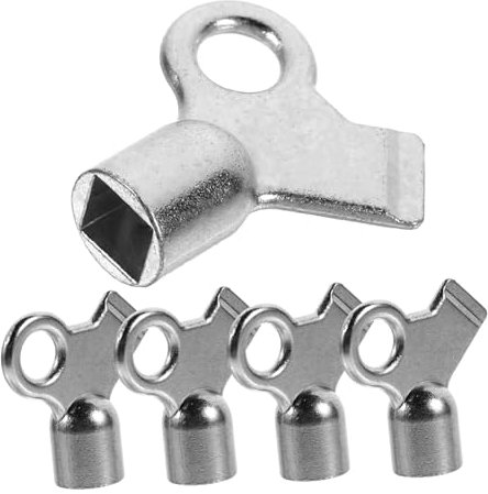 Gatuida 5pcs Boiler Pressure Key Radiator Valve Spanner Bleeding Key Radiator for Different