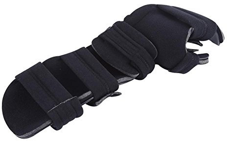 WYRMB Handgelenkstütze Platte Handgelenk Halterung Bruch Gips Feste Schiene.Black-L