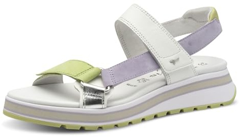 Tamaris Damen Klassische Ballerinas, Frauen Flats,Comfort Lining,TOUCHit-Fußbett,Slip-ons,klassisch elegant,Ballerinen,LT.Grey Comb,41 EU