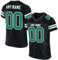 Topassion Personalisiertes American Football Trikot mit Namen Nummer Benutzerdefinierte Herren Sporthemden Trikot Personalisierte Fußballtrikots Atmungsaktiv Fußball Jersey für Männer Kinder, S ~ 7XL
