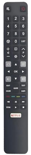 RC802N YUI1 Replacement Remote for TCL TV 40ES568 55X900643S6 43S000FS 55US6106 49UV6206W 43UC6306TX1 43UD6306 43UD6306X1 43EP662 50EP662 55EP662 75EP662 43EP658 55EP6EP6 58 58 65EP658 U43P6006