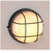 ledscom.de 2 Stück Feuchtraumleuchte, Kellerleuchte KERU, rund, schwarz, IP44, inkl. GX53 LED, 509lm, warmweiß