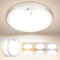 NIBSHOOM Deckenlampe LED Deckenleuchte mit Bewegungsmelder 2PCS,18W IP44 Wasserfest Ultradünn Deckenlampen,3000K/4000K/6500K Lampe mit Bewegungsmelder Innen für Flur Treppen Balkon Garage Bad Ø22cm