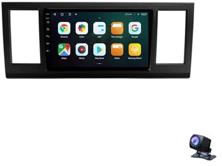 9 Pulgadas Android 13 Radio Coche para VW Volkswagen Caravelle 6 T6.1 T6 2015-2020 con Android Auto/Carplay GPS WiFi Bluetooth Radio FM Pantalla Dividida USB SWC GPS Coche Navegador(2+32G)