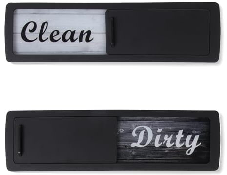 PYJLBX Dishwasher Magnet Sign -Magnet for Dishwasher (Dishwasher Magnet-Black)