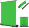 UISEBRT Greenscreen Roll-Up Fotohintergrund mit Metallständer Chromakey Green Screen 156x194 cm Tragbarer Grüner Hintergrund für Fotografie Videoaufnahmen Gaming-Streaming und Virtuelle Studios