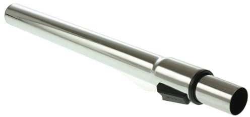 Tubo telescopico di prolunga, 32 mm, 60-100 cm, in acciaio inox cromato, accessorio universale per aspirapolvere