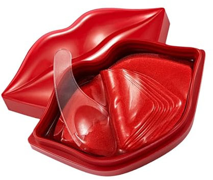 Maschera per labbra, cuscinetti idratanti per labbra, maschera idratante per la bocca, lenitiva e riparatrice, formula nutriente anti screpolatura, set da 20, per routine di bellezza secca