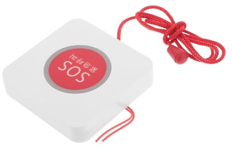 SMASOLO Pulsante Di Emergenza Cordino Per Anziani Allarme Sos Per Sicurezza in Casa Bagno e Camera Da Facile Da Usare e Affidabile Pulsante Di Chiamata Per Pazienti e Disabili