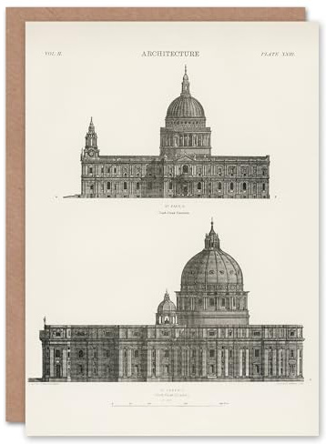Artery8 Vintage Encyclopaedia Britannica Art Card St Paul St Peters