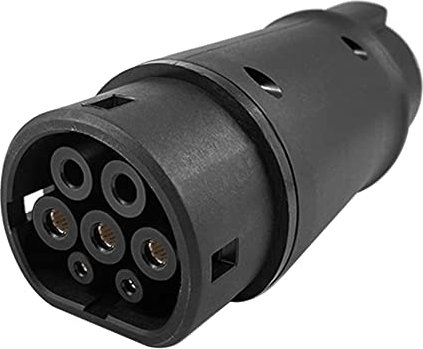 jiyaohui EVSE J1772 Adattatore Tipo 1 a Tipo 2 Presa Veicolo Elettrico Auto EV Caricabatterie Connettore IEC 62196 Adattatore per Auto Veicolo