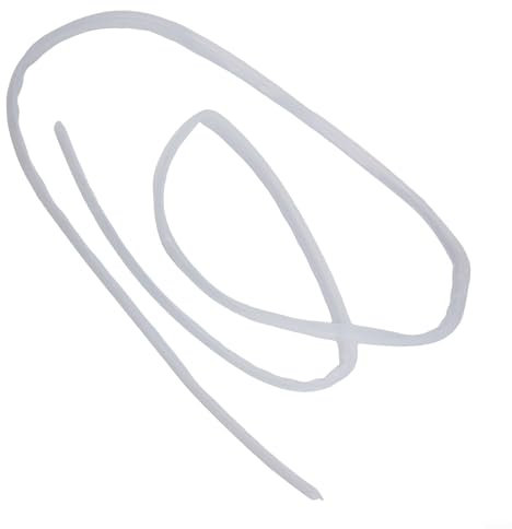 BlesConi Shower Screen Door Seal Glass Strip Replacement for 8-10mm Glass, Rubber 3 Metres Bath Seal Strip for Curved and Vertical Door(H型10mm)