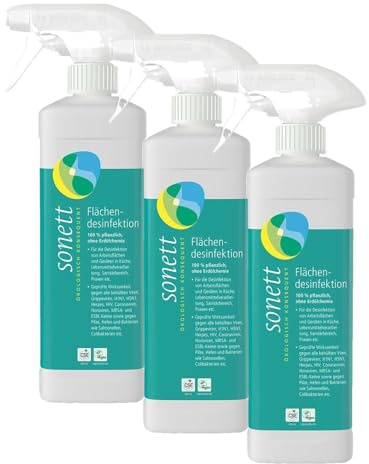 Sonett Flächendesinfektion, 500 ml (Packung mit 3)