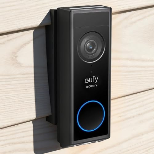 Doorbell Vinyl Siding Mount/Angle Adjustment Mount for Eufy Doorbell E340/C30/C31, Doorbell Corner Mounting Bracket Wedge Kit for Eufy Video Doorbell Camera, for 4 Inch Standard Vinyl Siding