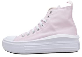 Converse A15857C all Star Chuck Taylor Move Hi,Scarpe Donna in Tela,Rosa (New Found Bloom),Suola Platform Bianca (Rosa, Sistema Taglie Calzature EU, Adulto, Numero, Media, 36)