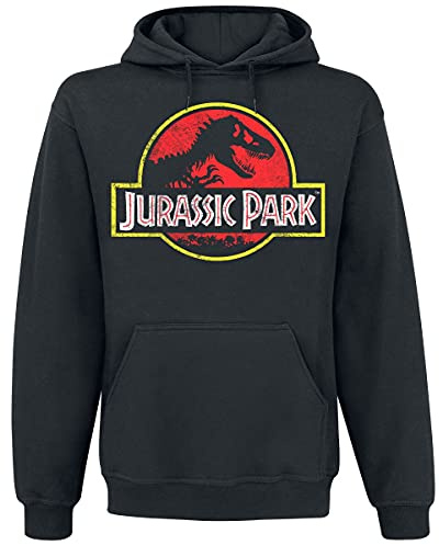 Jurassic Park Herren Kapuzenpullover Hooded Sweatshirt, Multicolor, S