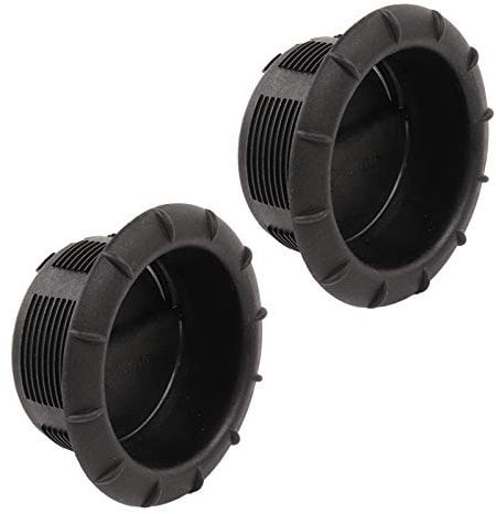 Truma Endstück Warmluftaustritt 65mm Warmluftrohre verschließbar (2X Schwarz)