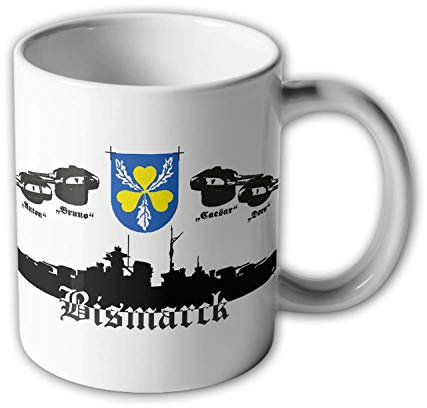 Schlachtschiff Bismarck Schiff 1939 Marine Deutschland Tasse #316
