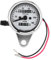 Motorrad Dual Kilometerzähler Tachometer Nachtlicht, Universal Motorrad Tachometer Kilometerzähler 12V Nachtsichtmesser Kilometer Tabelle