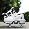 Rollschuhe Kinder,2 In 1 Inline Skates Kinder,Schuhe Mit Rollen Skateboardschuhe,Verstellbare Quad Skate Rollerskates Skating Sneakers Geschenke Für Damen,EU41
