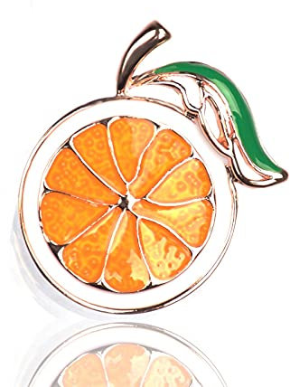 Weihnachten Edlen Schmuck Broschen für Frauen 925 Silber Party Luxus Brosche Schmuck Trendy Orange Weihnachtsfest Broschen Unisex