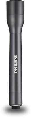 Philips Lampe Torche - SFL4002T/10 - Lampe de Poche LED - 110 Lumens - 2 Piles de AA Inclus - Étanchéité IPX4