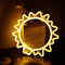 Sun Neon Light Neon Light Sign Neon Wandleuchte USB/Batteriebetriebene Neonlampe Sun Led Neon Lights Nachtlicht für Home Party Geburtstag Schlafzimmer Dekor Neonschilder für Kinderfreund(Gelb)