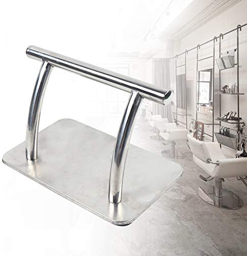 Fußstütze Edelstahl Fußstütze aus Metall Mobile Fußstütze,Fußpedal Teile für Friseur Barbers Schönheitstattoo Beauty Spa Nail Massage Salon Stühle, 30 x 19 x 18 cm
