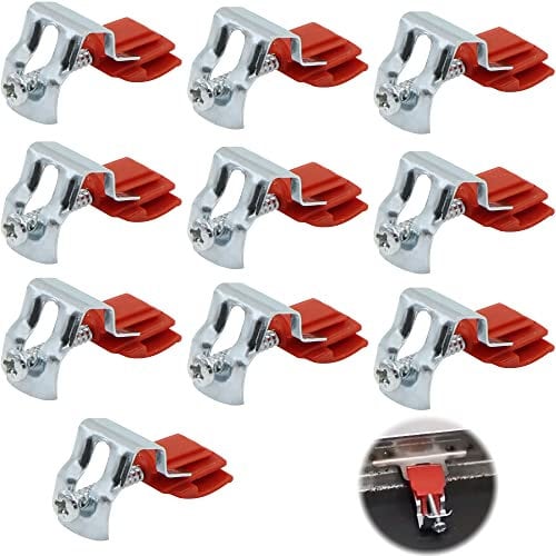 FijacióN Fregadero Cocina Clips Soportes - Montaje Para Arco Abrazadera Ranura, Fregadero, Cocina, BañO, Ducha, Ajustable, Accesorios Kit ReparacióN InstalacióN, 10 Piezas, 50 X 25 X 18 Mm