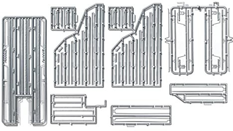 Busch - Super-dachrinnen-Set H0 (9/22) *bu1999