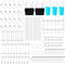 Knpwer 143 Pcs Assortiment de Crochets Pegboard,avec Crochet en Métal, Boîte à Plaques à Ongles, Verrouillage à Ongles, Verrouillage à Ongles pour l'organisation des Outils