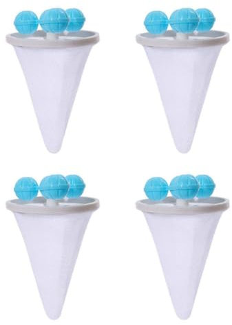 SELiLe 4 Stück Filterbeutel Tierhaarentferner Haarfilterbeutel für Waschmaschine Wiederverwendbare Waschmaschine Haarfänger Haarentferner für Waschmaschine