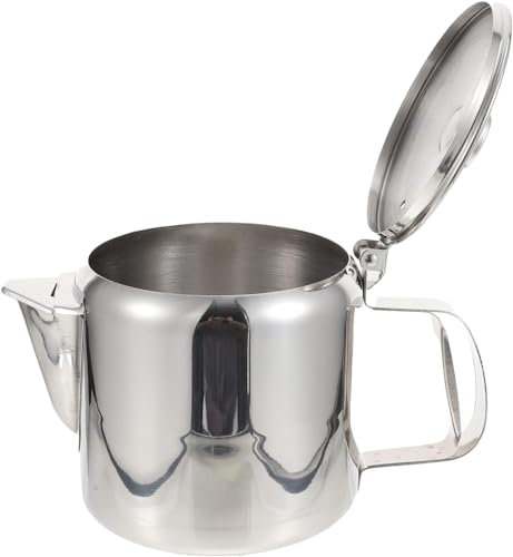 Tetera de acero inoxidable Tetera pequeña: Tetera for estufa Tetera de metal con tapa Estufa Hervidor de agua hirviendo for cocina casera