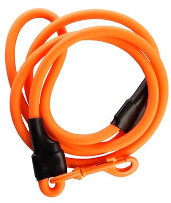HP&G Wasserfeste Hundeleine mit Karabiner für mittelgroße und große Hunde 130cm, PVC, Übungsleine, Trainingsleine