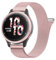 Oumida Bracelet pour Fossil Femme Gen 6/Fossil Femme Gen 5E, 18mm bracelet acier inoxydable pour Vivoactive 4S/Venu 2S/Venu 3S/Vivomove 3S, Rose