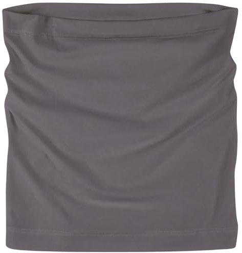 Hoppediz Baby Bonding Top für Geburt, Sectio und Wochenbett, Bio-Qualität, anthrazit XL