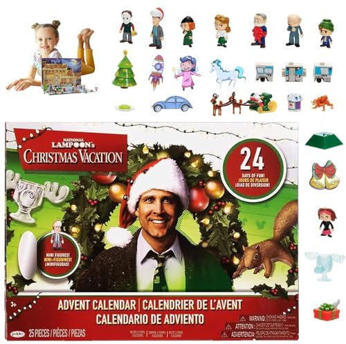 Christmas Vacation Adventskalender, Nationa Lampoon's Christmas Vacation Advent Calendar 2024, 24 Tägiger Weihnachts Adventskalender, Weihnachts Countdown Kalender Geschenke