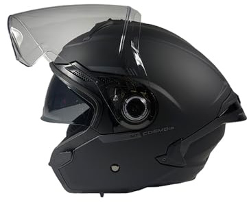 MT Helmets Cosmo SV – Casco Moto Jet Sport con Visor Solar Retráctil, Pantalla de Extracción Rápida Patentada, Interior Lavable y Preparado para Intercomunicador UCS | Homologado ECE 22.06 & DOT
