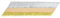 sourcing map 1000Pcs 34 Degree 0.113 x 2 Framing Nails, Galvanized Carbon Steel Paper Collated Nails for Furniture/Constructions, Color Zinc