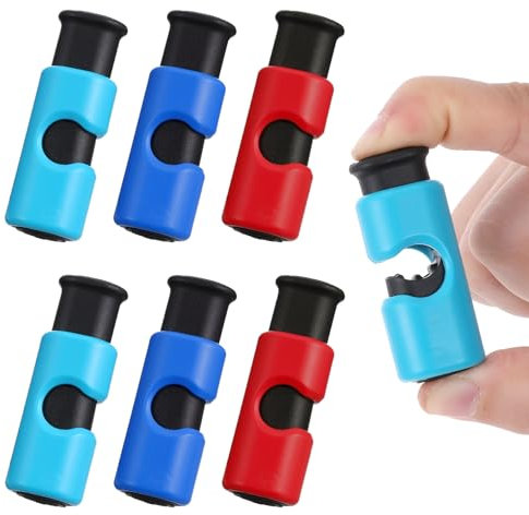 Giantree 6Pcs Bag Clips for Food, Premium Grade Food Bag Squeeze Clips, Plastic Bag Clip, Grip Sticks Bag Sealers for Cinch Non-Slip Grip Sealer Rubber Pads or Lid on Bottom