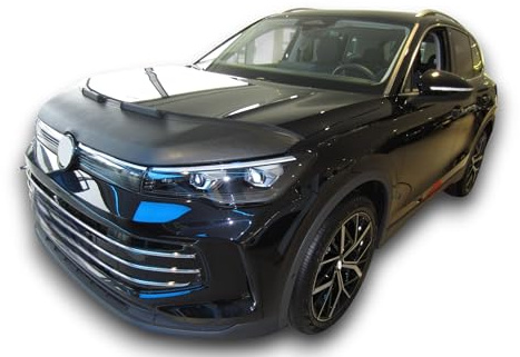 AB-00845 Auto-BRA kompatibel mit VW Volkswagen Tiguan ab 2024 Haubenbra Steinschlagschutz Tuning Bonnet Bra