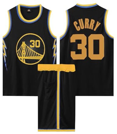 ABRTJCL Basketball-Spieltrikots für Herren/Jungen, 2er-Set Basketball Trainings Ärmellos Trikot und Hose, Kinder/Erwachsener Sleeveless Basketball Trikot schwarz M