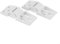 Charnière de porte pliante de rechange pour congélateurs Haier, lot de 2 pièces en plastique avec fonctionnalité améliorée