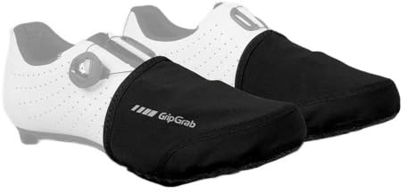 GripGrab PACR Winddichte Rennrad Zehen Überschuhe - Neopren Zehenkappen | Isolierendes Neopren, wasserabweisend - für schlanke, rennorientierte Rennradschuhe - Sohle verstärkt