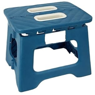 Generisch Tragbarer Outdoor-Campingstuhl, Faltbarer Klapphocker, Familie, klein, Ultraleicht(Blue)