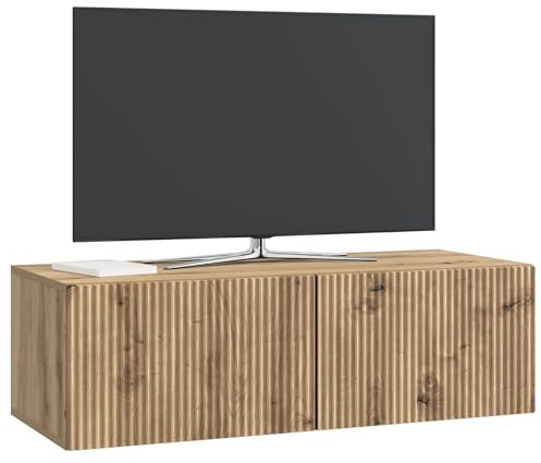vidaXL Wandmontierter TV-Schrank 98 x 41 x 30 cm Artisan-Eiche